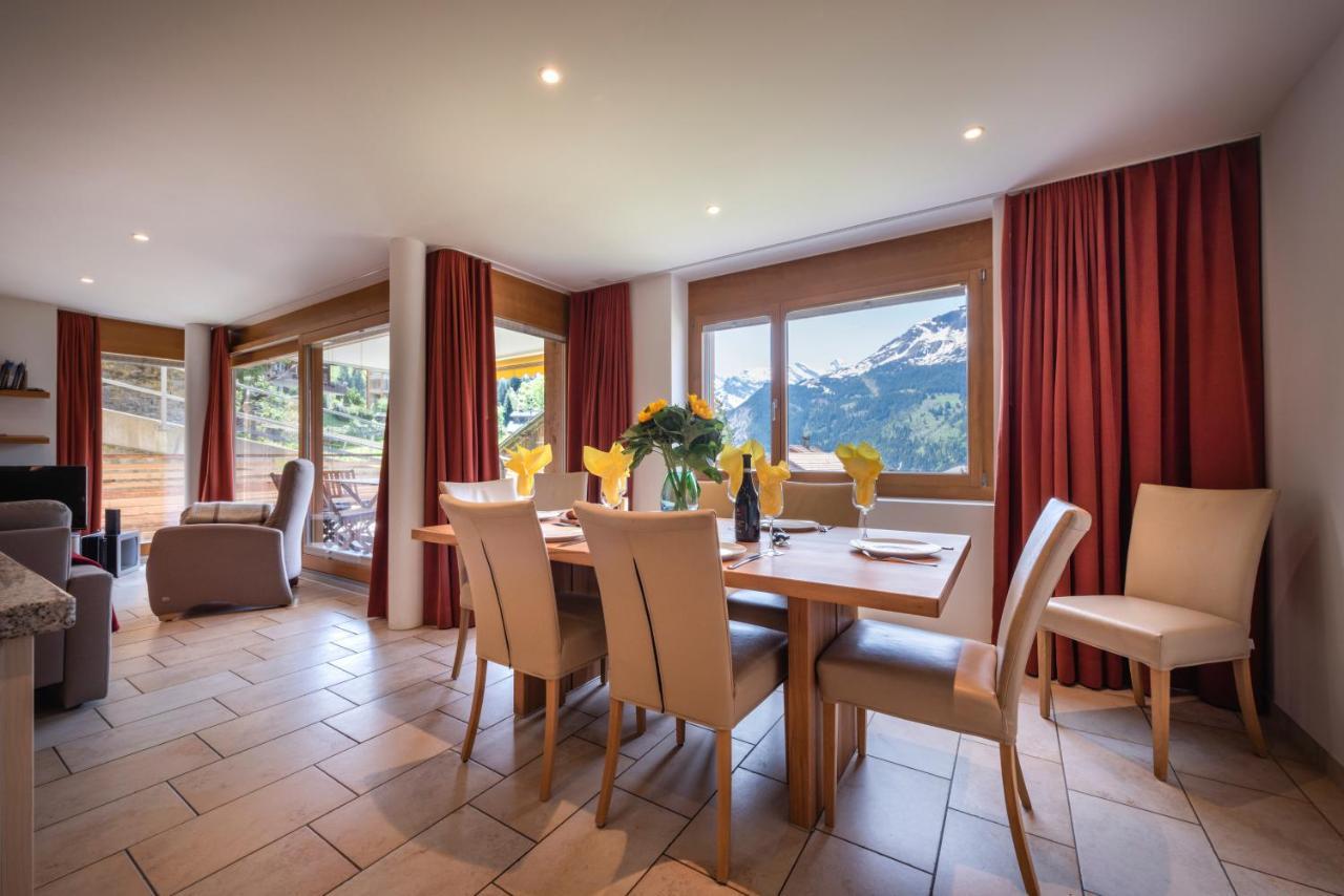 Chalet Am Acher 3 Appartement Wengen Buitenkant foto