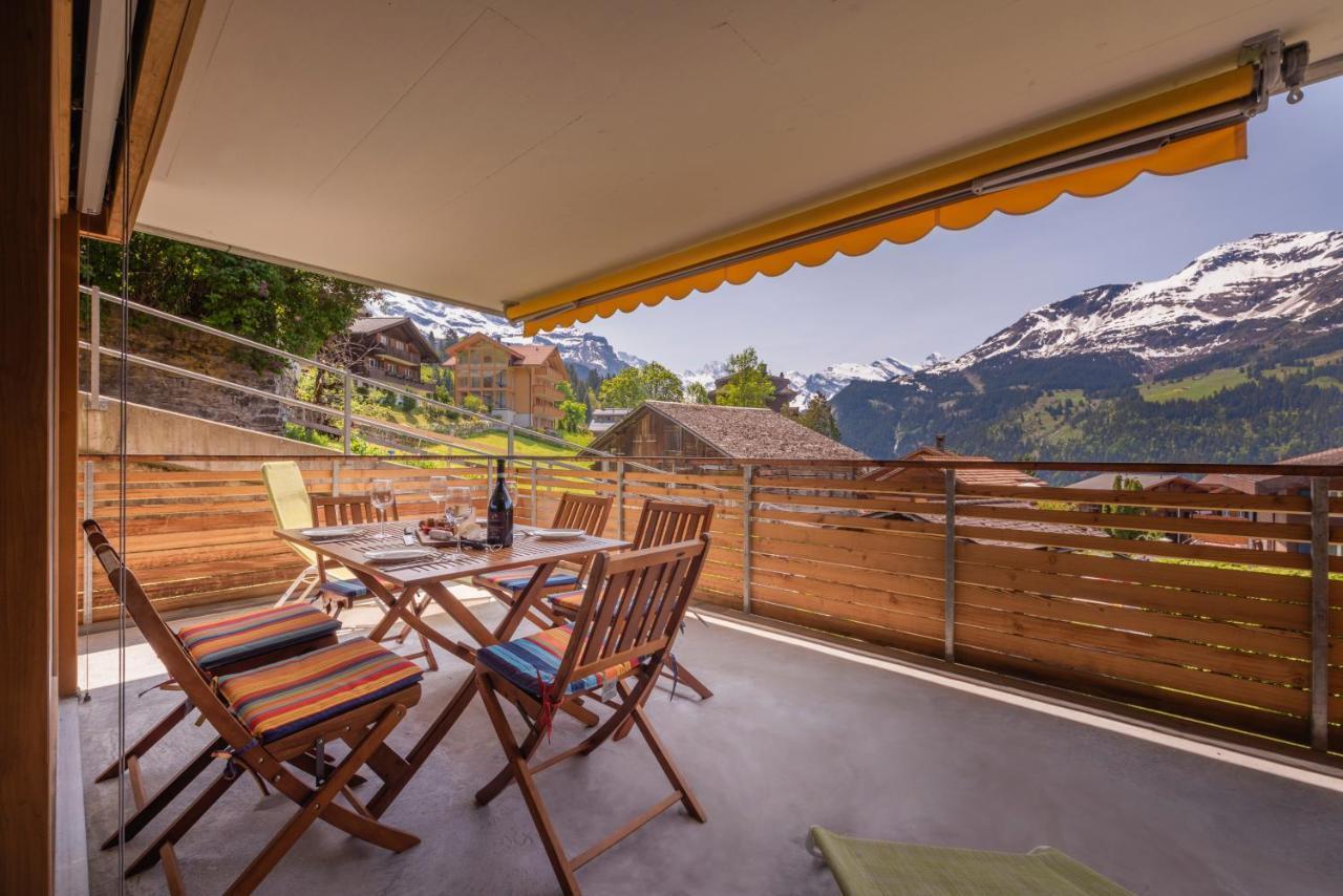 Chalet Am Acher 3 Appartement Wengen Buitenkant foto