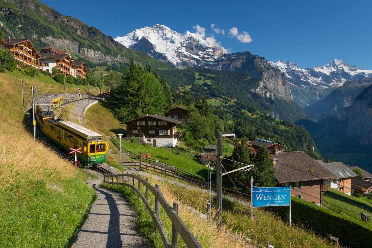 Chalet Am Acher 3 Appartement Wengen Buitenkant foto