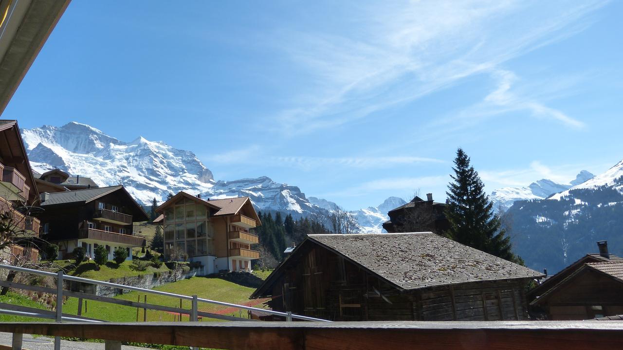 Chalet Am Acher 3 Appartement Wengen Buitenkant foto